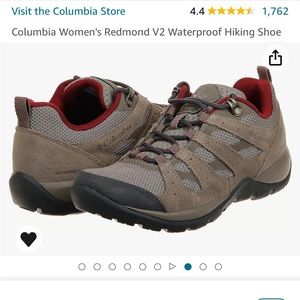 Columbia Redmond V2 waterproof Hiking shoes size 8